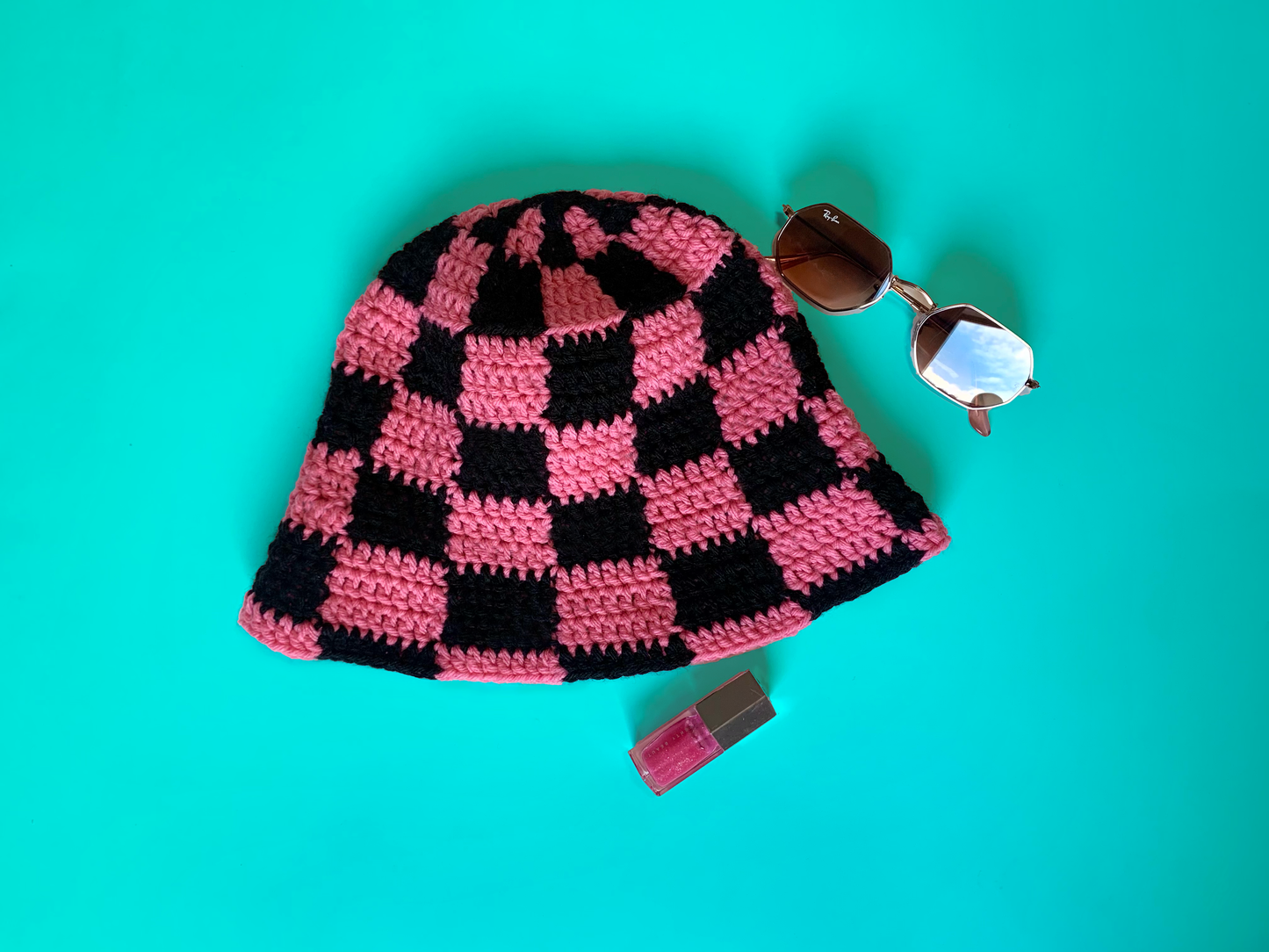 Checkered Slayer Bucket Hat