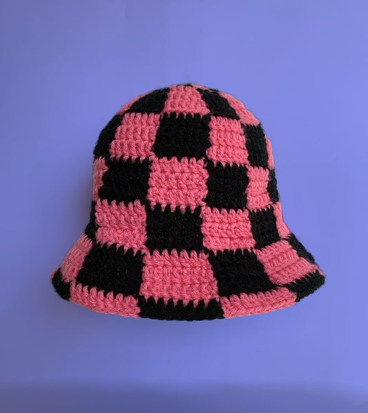 Checkered Slayer Bucket Hat