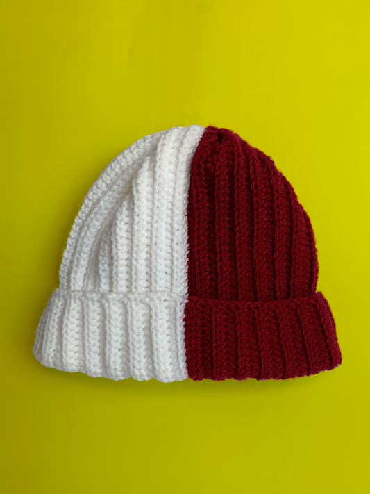 Icy Hot Color Block Beanie