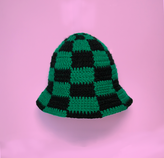 Checkered Slayer Bucket Hat